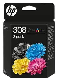 HP mustepatruuna 308 neliväri combo - 1