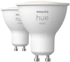 Philips Hue GU10 kohdelamppu 4.2W 27K 400LM valkoinen 2 kappaletta - 1