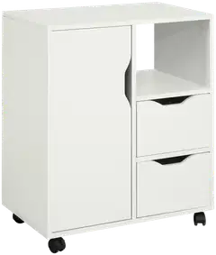 SoBuy säilytyskaappi valkoinen FBT105-W - 1