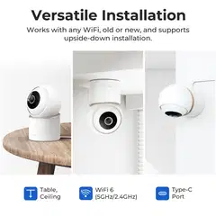 Imilab C40 4K WiFi -valvontakamera sisäkäyttöön CMSXJ112A - 15