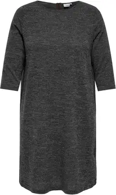 ONLY CARMAKOMA naisten trikoomekko Carmartha - dark grey melange - 1