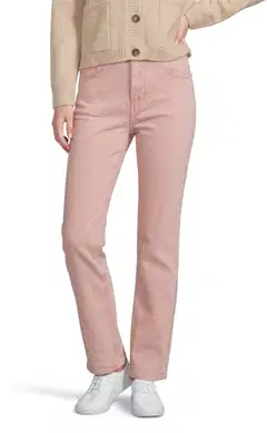 House naisten farkut Slim Mom - MISTY ROSE - 1