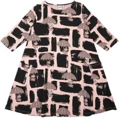 Muumi naisten mekko Jenni Kipakka 592233 - roosa - 1