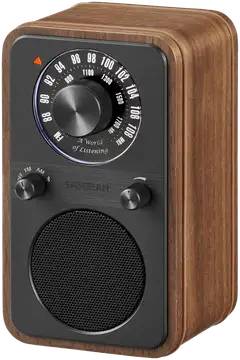 Sangean WR-9 Bluetooth pöytäradio, pähkinä - 1