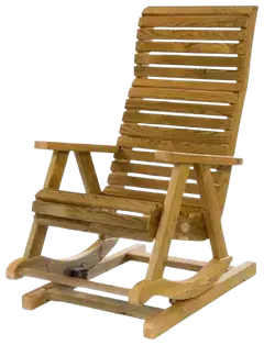 Riku Jousikeinu, istuinleveys 52cm, kestopuu vihreä - 1