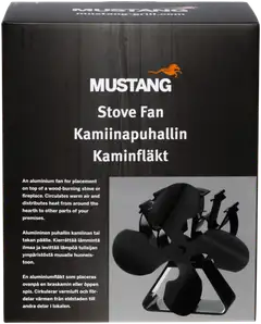 Mustang Kaminapuhallin 4-lapainen - 2