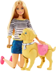 Barbie Walk & Potty Pup And Doll Dwj68 - 2