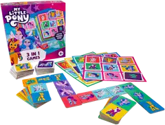 Tactic lautapeli My Little Pony 3 in 1 Lotto, Domino, Memo - 3