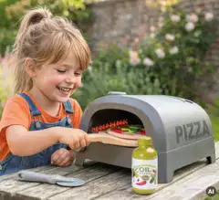 Smoby - Pizzauuni, leikkisetti - 8