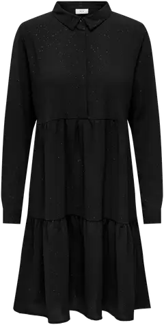 JDY naisten glitter mekko Jdypiper - BLACK - 1