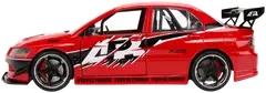 Jada Fast & Furious 2006 Mitsubishi Lancer, 19 cm, 1:24, die-cast - 5