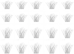 essence what the fake! false lashes 06 natural cluster black 1 g - 2