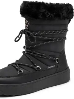 Linear lasten vedenpitävät talvikengät Bounty WP High - BLACK - 4