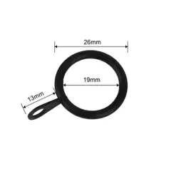 Ihanin Cafe-renkaat musta 19/26mm 10kpl - 4