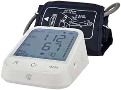 Nedis SmartLife Verenpainemittari  Käsi  Bluetooth  LCD-näyttö  22 - 42 cm  Epäsäännöllisen sydämenlyönnin havaitseminen / Mansetin käytön tunnistus / Pysy paikallasi -ilmaisu  Valkoinen - 1