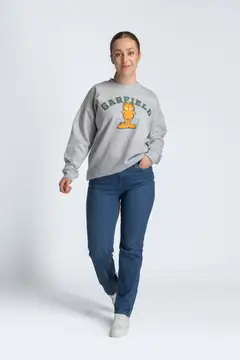 Garfield naisten collegepusero GAR685056 - Light grey mel. - 2