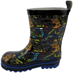 Ciraf lasten kumisaappaat Monster Power RB - Black/blue - 4