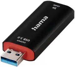 Hama Videokaappari, Recording/Streaming Stick, HDMI™ - USB, 4K - 2