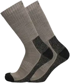 Luode12 unisex vaellussukat merinovilla - Hiekka - 1