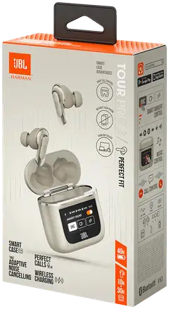 JBL Bluetooth vastamelunappikuulokkeet Tour Pro 2 samppanja - 8