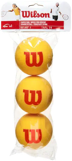Wilson Starter Tour Foam 3pk tennispallo - 1