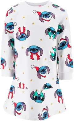 Lasten Lilo Et Stitch mekko, laadukas kangas - WHITE - 1