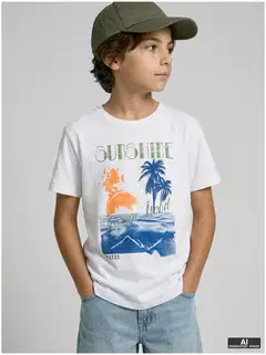 JJ Rebel lasten t-paita - Bright white - 5