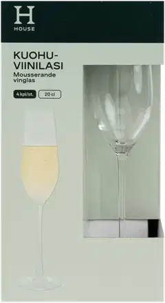 House kuohuviinilasit Prima 20 cl 4-pack - 3
