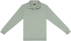 TEX miesten collegepaita Half zip I978941 - Khaki light - 1