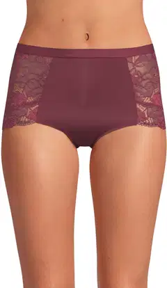 Actuelle naisten alushousut Maxi 210A332622 - Burgundy - 1