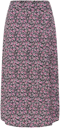 B.young naisten hame Bymmjoella midi - BLACK/PINK DITSY - 1