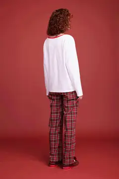 Reino&Aino naisten pyjama - RED - 5