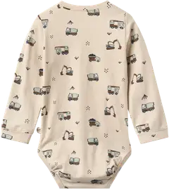 Tiny One vauvojen body Autot GOTS - Cement mini AOP - 2