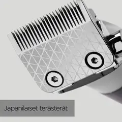 BaByliss hiustenleikkuukone Super X Metal Chrome - 7