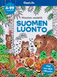 Maalaa vedellä Suomen luonto -puuhakirja 4-99 v - Vesi tuo värit näkyviin! - 1