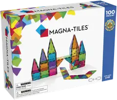 MAGNA-TILES® Clear Colours 100 osaa -magneettirakennussarja - 2
