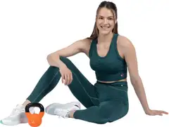 Danskin naisten saumaton liivitoppi DPS2505 - Deep Teal - 6