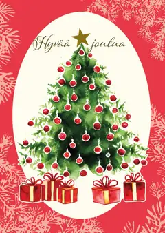 Joulukortti 1-osainen - 5