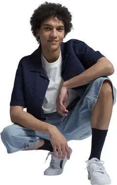 WKLY. miesten lyhythihainen paita 194W252509 - Navy Blazer - 9