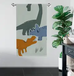 Ciraf lasten kylpypyyhe Dinosaur 70x140 cm - 7
