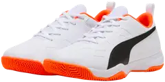 Puma lasten sisäpelikengät Tenaz Jr - Puma White-Puma Black-Orange - 3