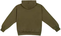 adidas miesten collegehuppari Feelcozy JE3799 - Olive strada - 2