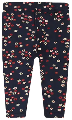 Dirkje lasten kukalliset trikooleggingsit Q52488 - Navy - 2