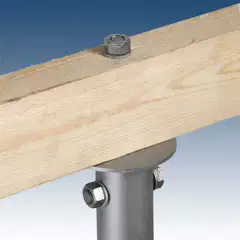 Ruuvipaalun pulttikiinnike kiinnitysväli 100mm - 2