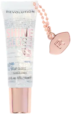 Revolution shine gloss huulikiilto 10ml peach pop - clear sugar - 1