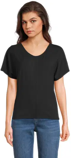 WKLY. naisten trikoopusero 213W030126 - BLACK - 1