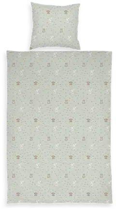 Ciraf vauvan pussilakanasetti Teddy 85x125+35x45 cm - 1