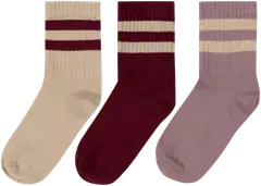 House lasten tennissukat 234H362532 3-pack - Redwine - 1
