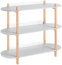 SoBuy hylly vaaleanharmaa HSTR01-H-HG - 2