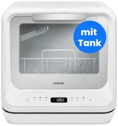 Bomann pöytäastianpesukone TSG5704 valkoinen - 1